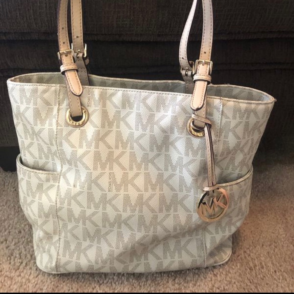 Medium cream Michael Kors tote